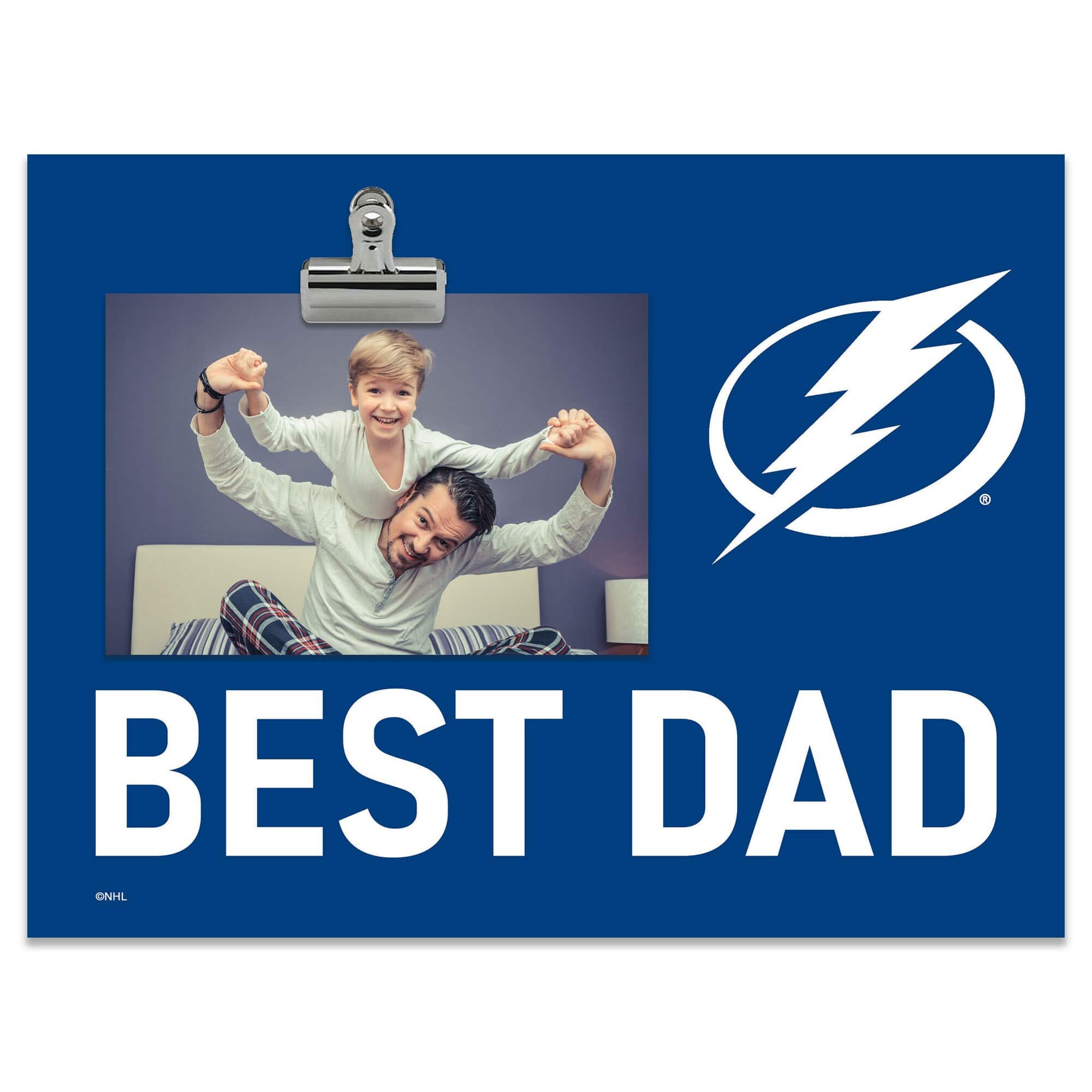 "Fan Creations - Tampa Bay Lightning 8"" x 10.5"" Briteline Best Dad Clip Frame - Multicolor" price history on PriceWatchPro