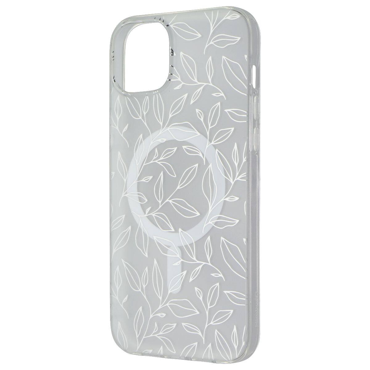 Front. Nimbus9 - Stratus Series Case for iPhone 14 Plus - Leaves - Leaves.