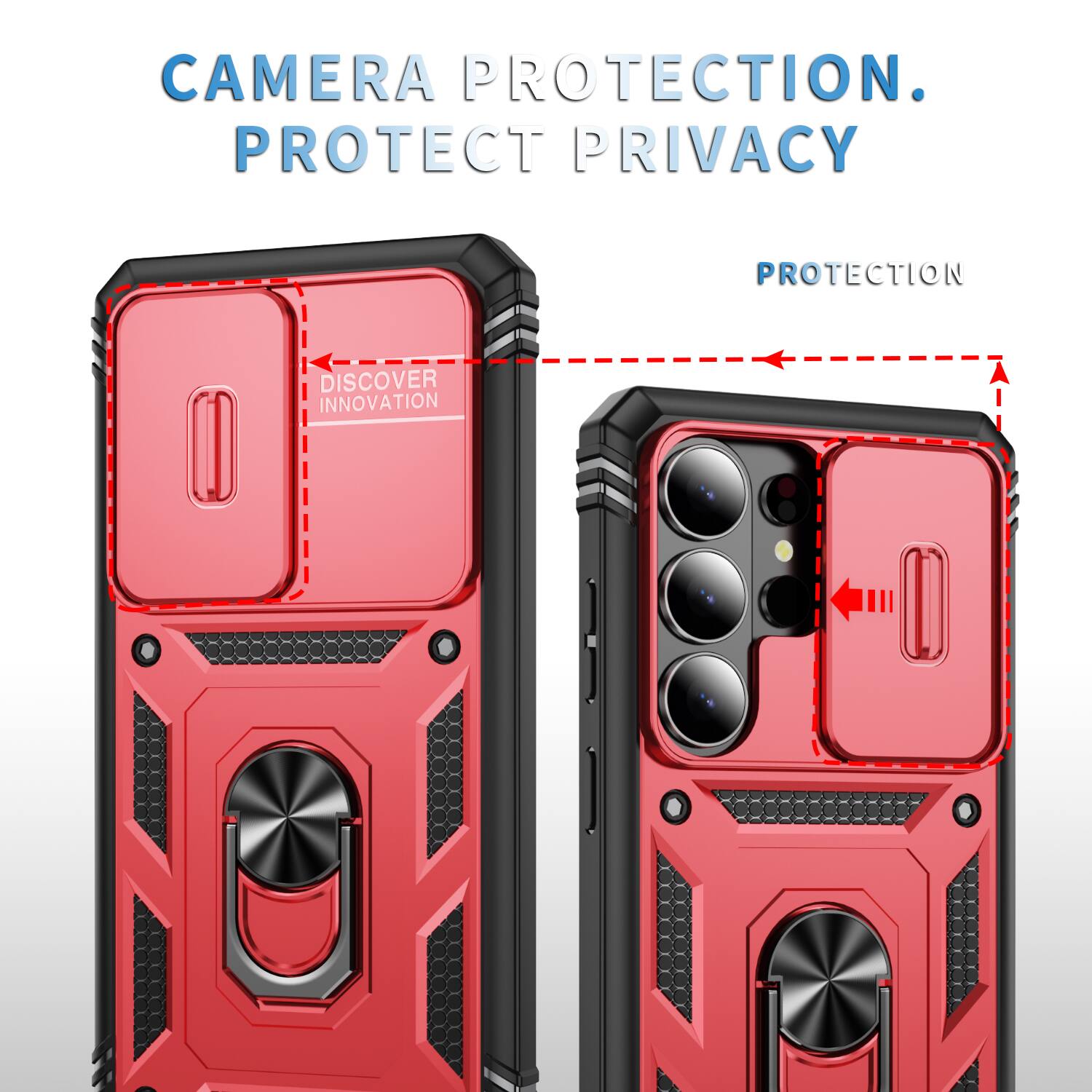 CAMERA PROTECTION. PROTECT PRIVACY. PROTECTION. DISCOVER INNOVATION