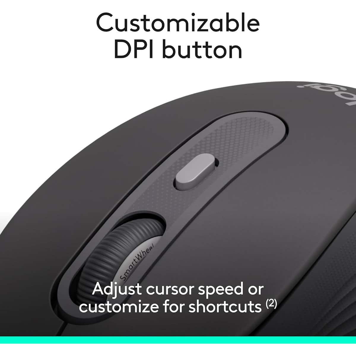 Logitech Signature M520 USB C Wired Mouse, Large, Graphite Wired