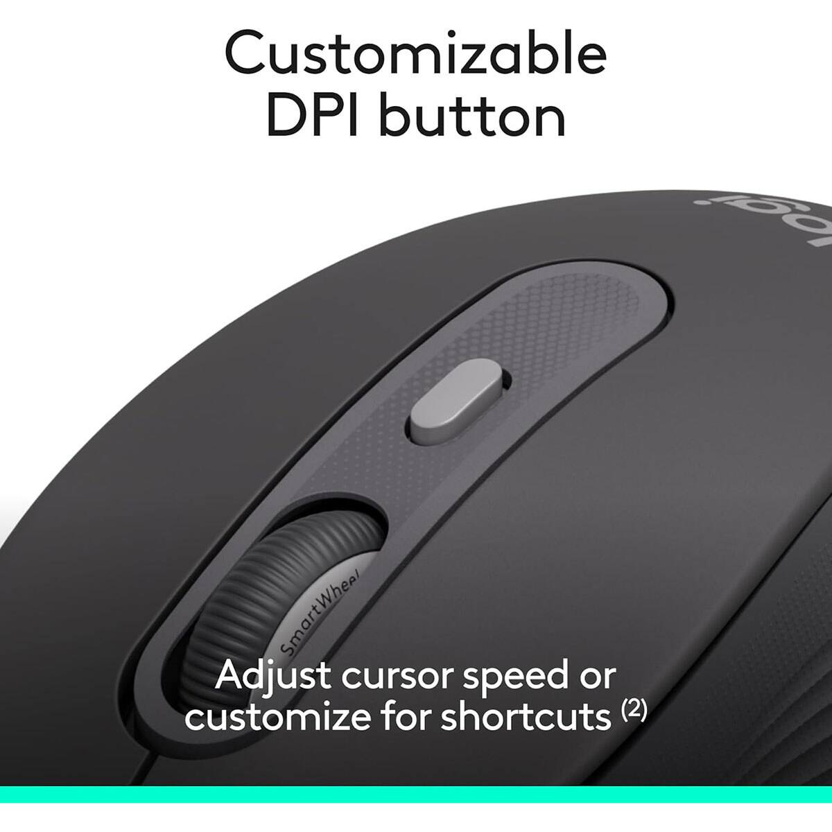 Customizable DPI button

Adjust cursor speed or customize for shortcuts (2)