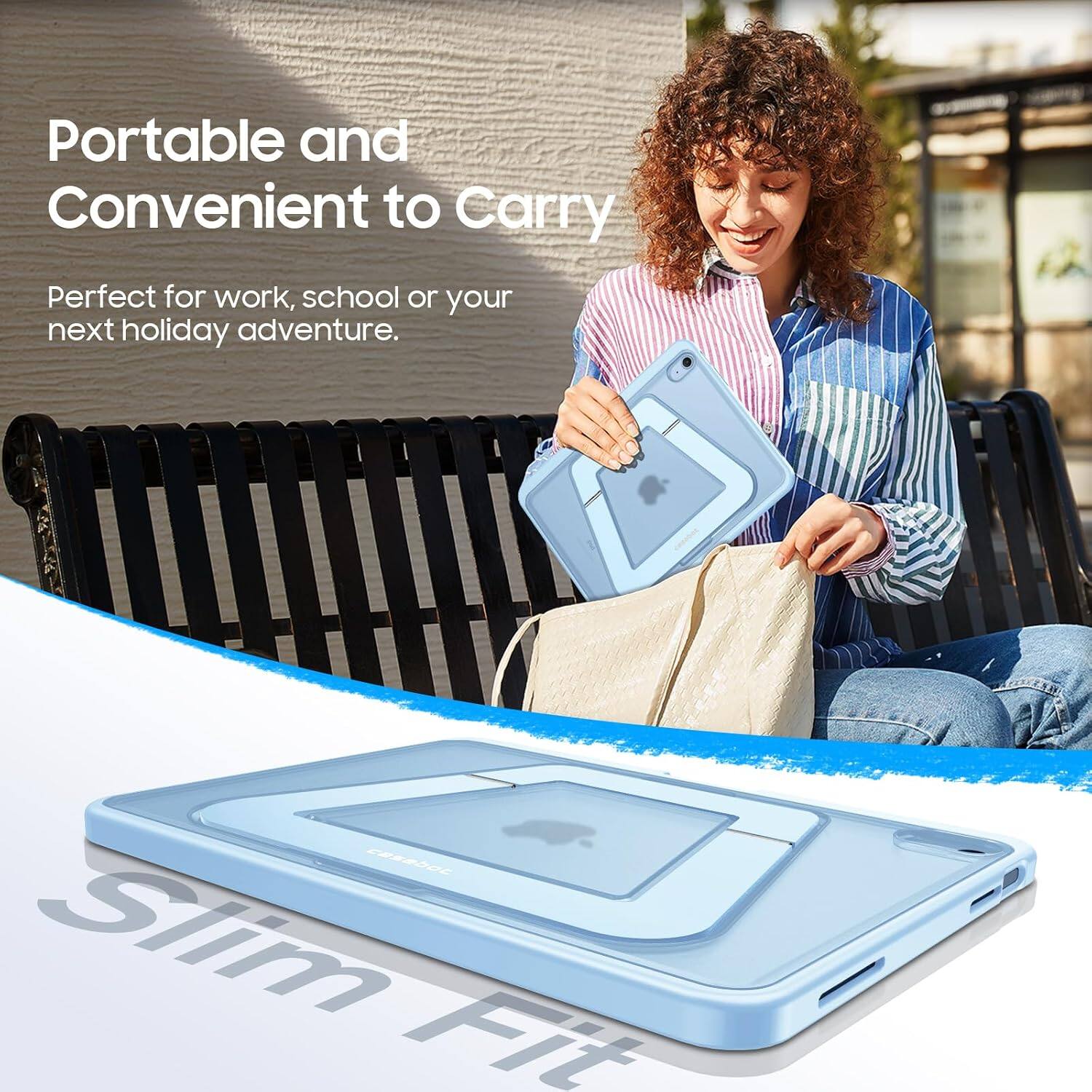 Portable and Convenient to Carry  
Perfect for work, school or your next holiday adventure.  
Slim Fit