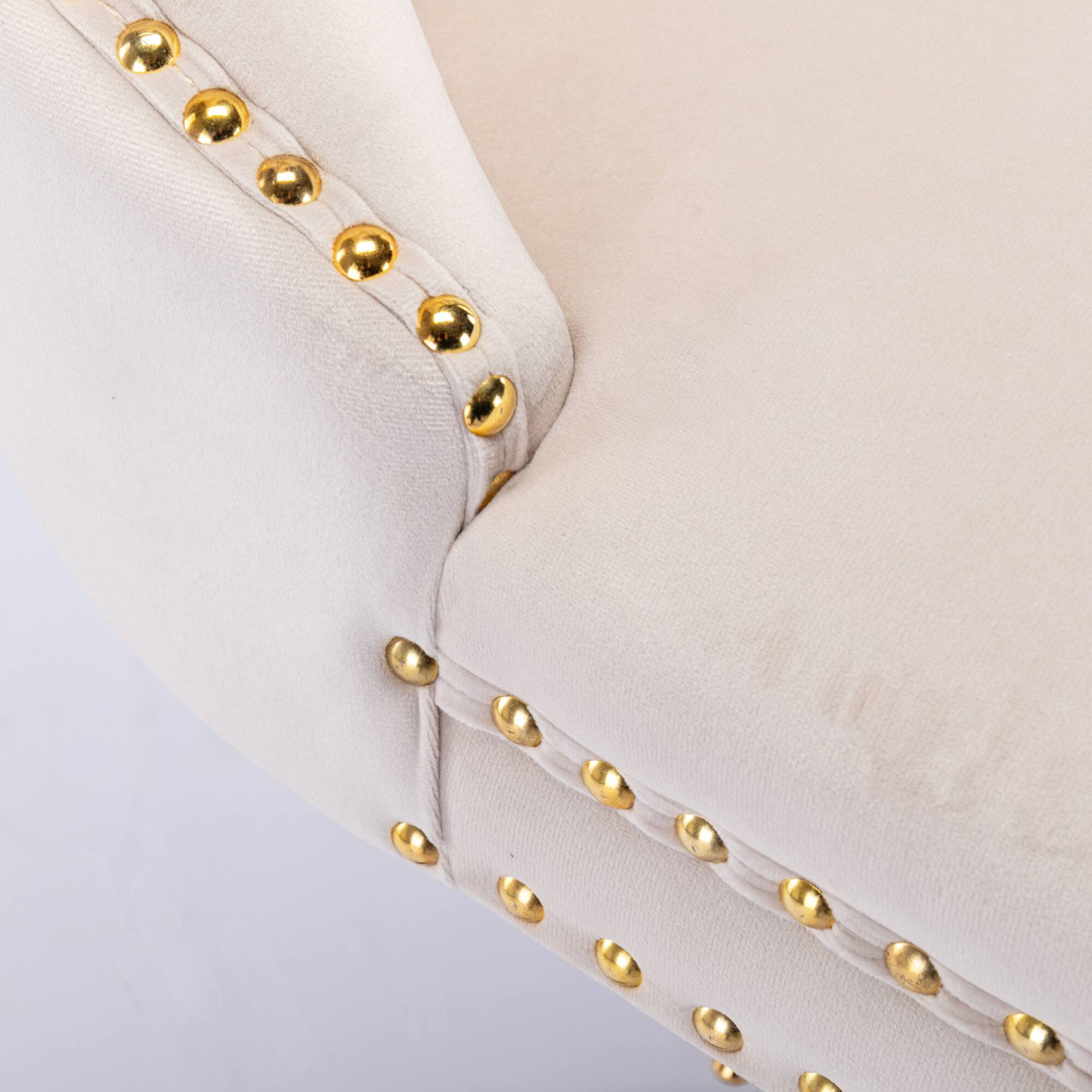 Alt View 10. GOODSILO - Luxury Swivel Velvet Barstools with Adjustable Height and Tufted Backrest for Home Kitchen and Pub - Beige.