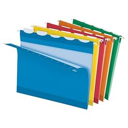 Pendaflex - Ready-Tab 5-Tab Reinforced Hanging File Folders, Letter Size, 25/Box - Multicolor
