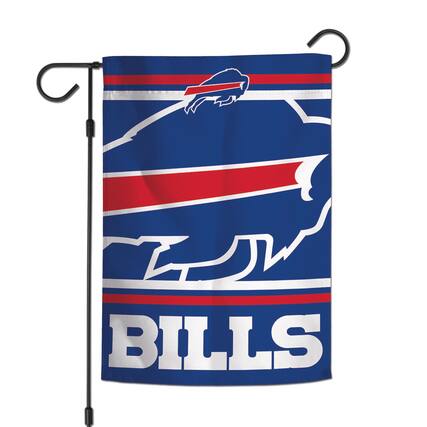 Front. WinCraft - Buffalo Bills 2-Sided 12'' x 18'' Garden Flag - Multicolor.