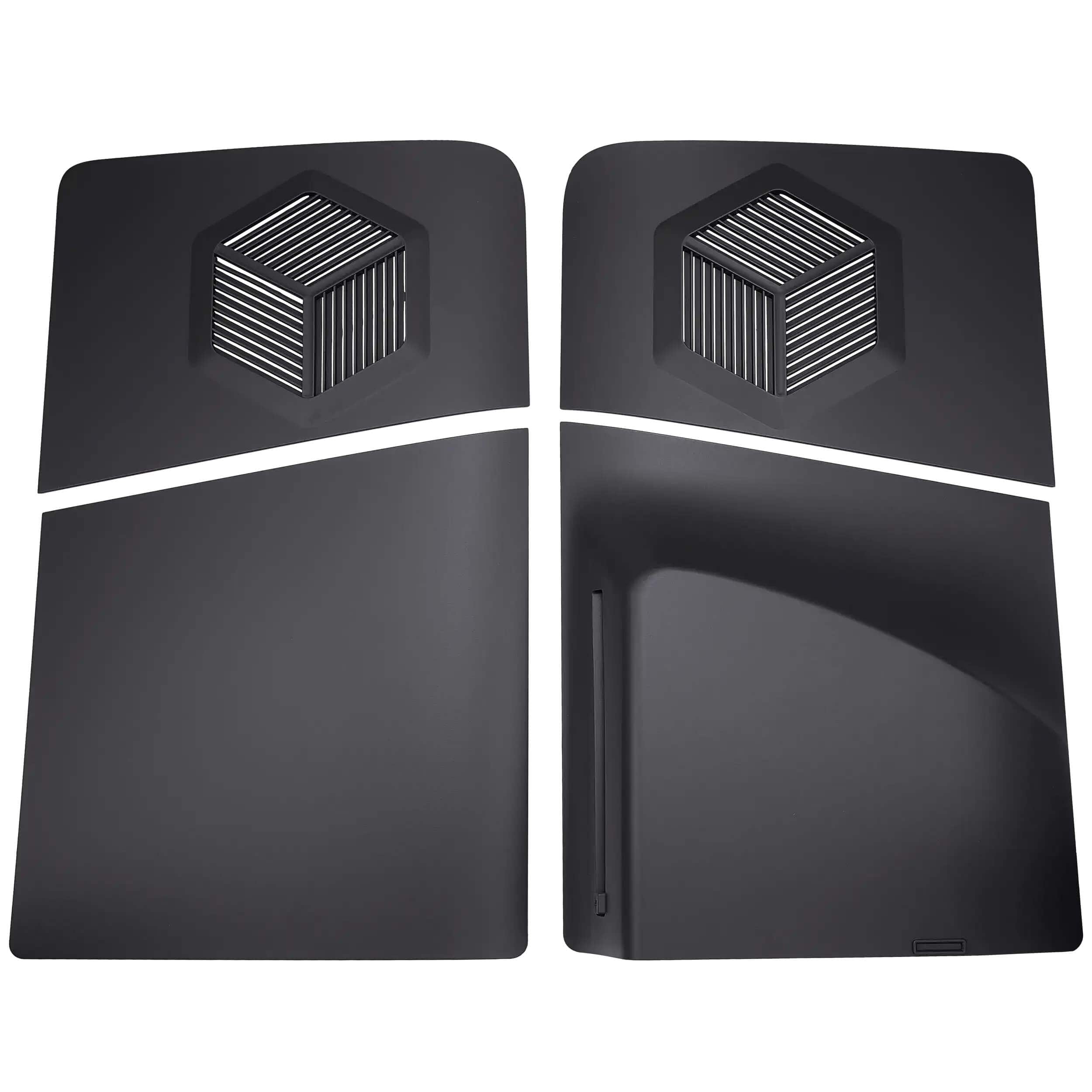 MobileSentrix - Console Shell Faceplate Covers Replacement Compatible For PlayStation 5 Pro PS5 Pro (D-006) (Disc Edition) - Black