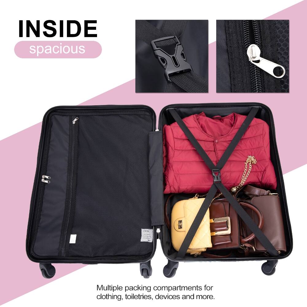 INSIDE spacious

Multiple packing compartments for clothing, toiletries, devices and more.