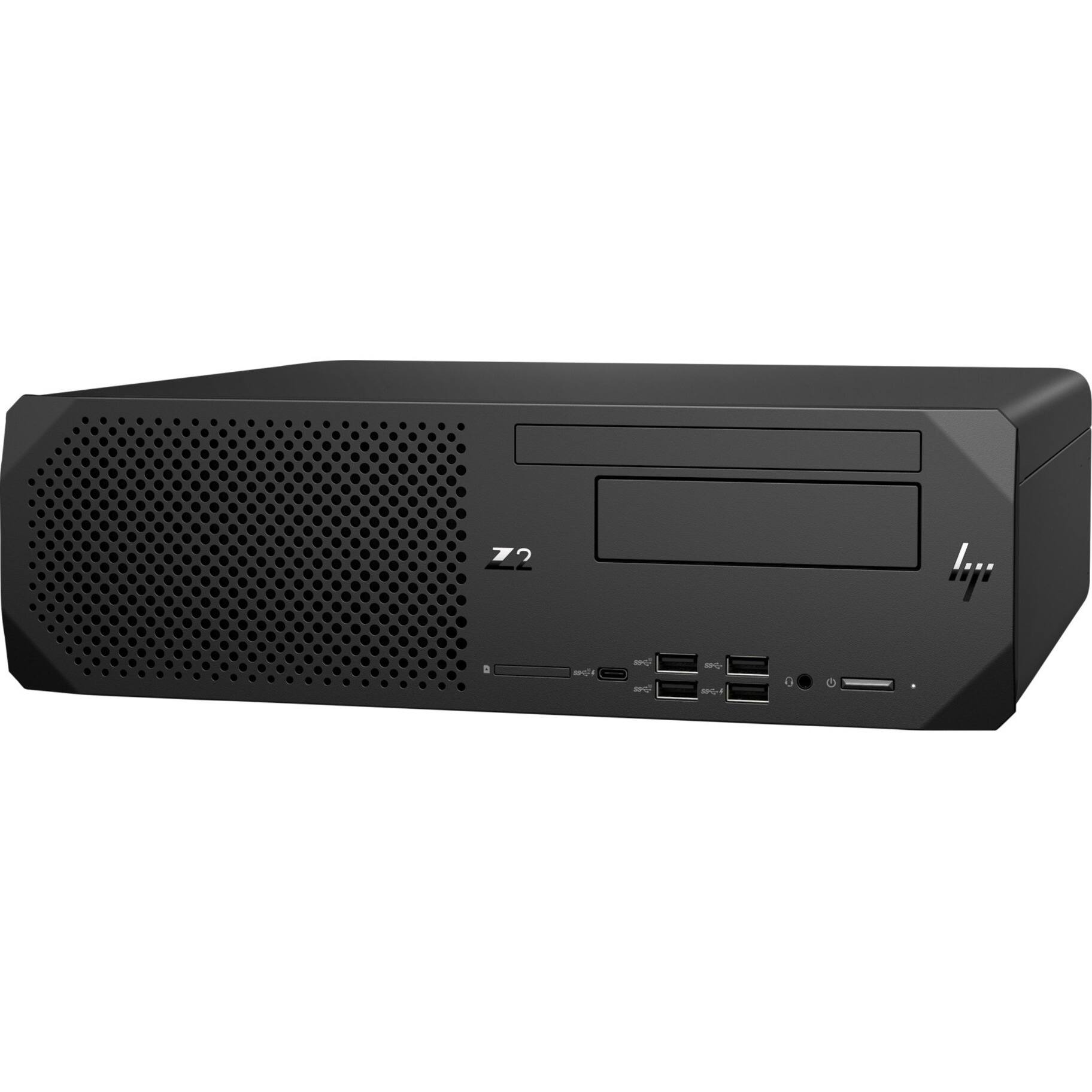 Alt View 12. HP - Z2 G5 Desktop - Intel i5-10500 - 16 GB Memory - 512 GB SSD - Black.