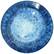 Alt View 2. Elama - Elama Oceanus 16 Piece Porcelain Double Bowl Dinnerware Set in Blue - Blue.