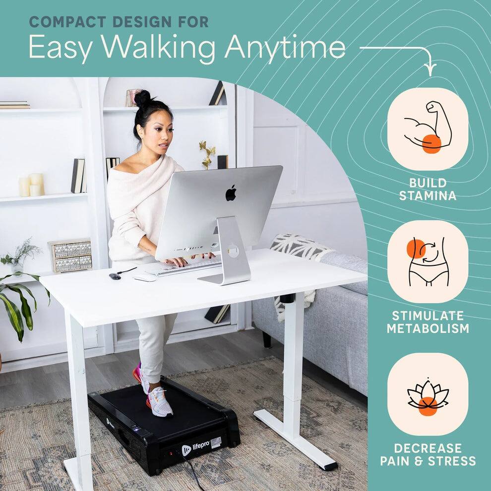 COMPACT DESIGN FOR Easy Walking Anytime

- BUILD STAMINA
- STIMULATE METABOLISM
- DECREASE PAIN & STRESS