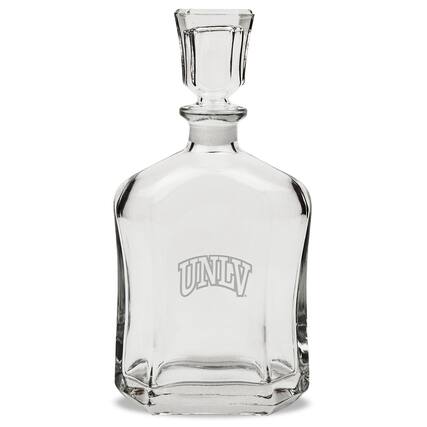 Front. Jardine - UNLV Rebels 23.75oz. Crystal Decanter - Multicolor.