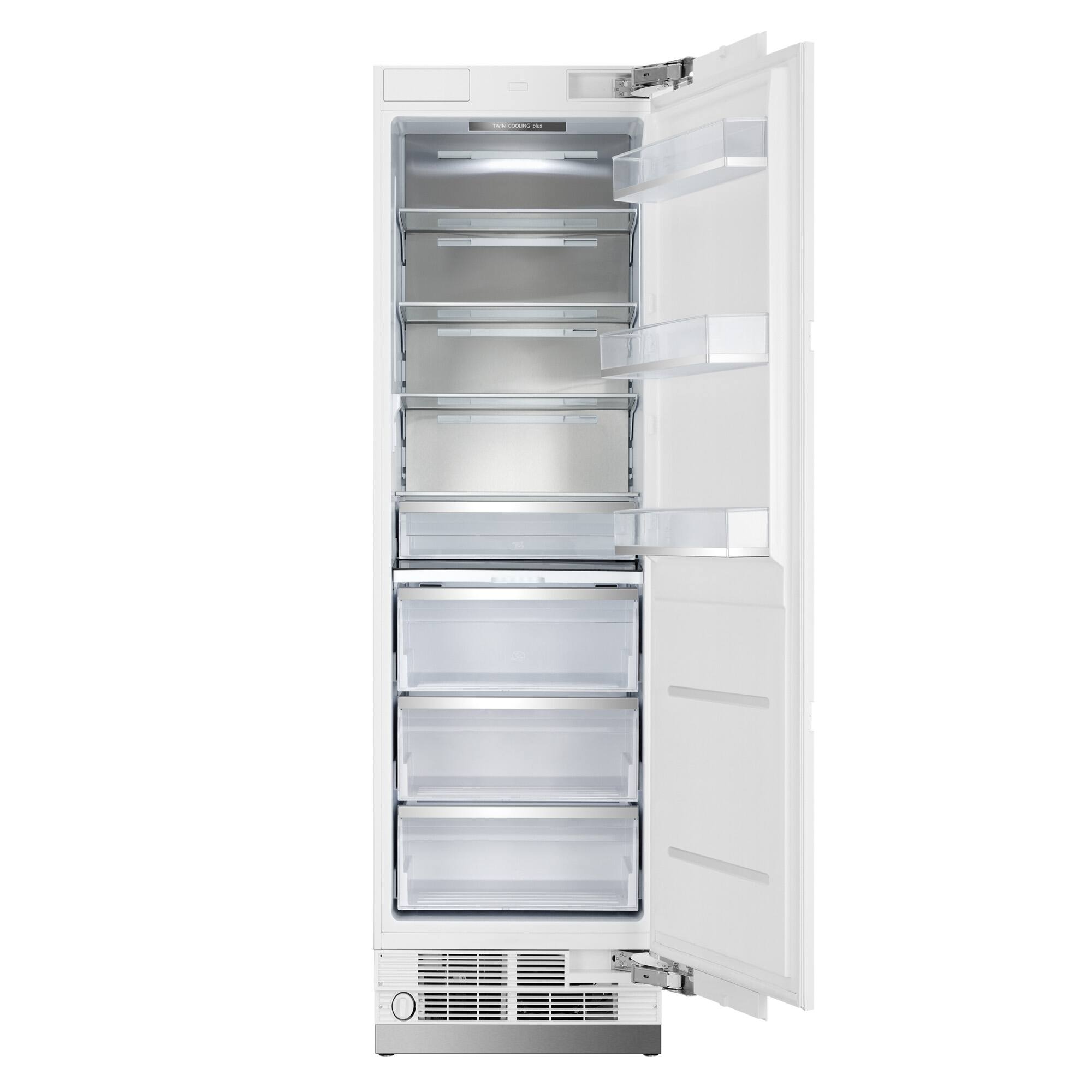 Angle. Kucht - KUCHT Professional 12.5 cu. ft. Built-In Refrigerator in Custom Panel Ready, Counter Depth - Panel Ready.