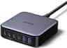 UGREEN - Nexode 6-Port 200W GaN Charging Station, USB-C Fast Charging Desktop Charger for Laptops, Tablets, Cell Phones - Black