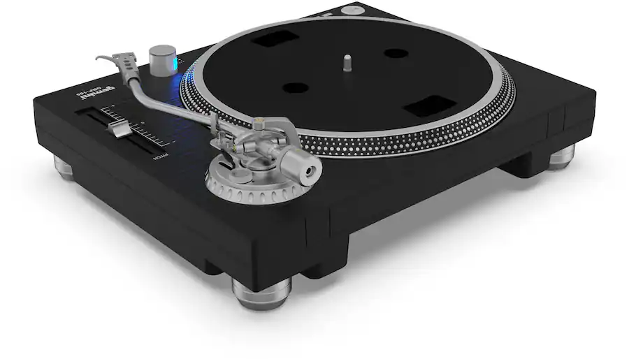 Gemini GRP 100 Belt Drive USB Turntable (2 Speeds 33/45) (Black ...