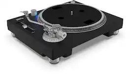 Gemini - GRP-100 Belt Drive USB Turntable (2 Speeds 33/45) (Black) - TURNTABLES - Multicolor