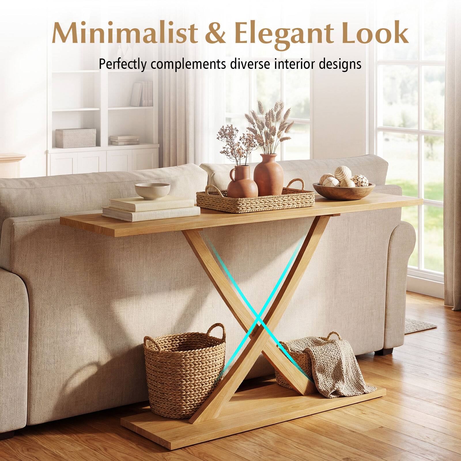 Minimalist & Elegant Look  
Perfectly complements diverse interior designs