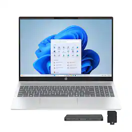 HP - OmniBook 5 16" FHD Touchscreen Laptop,Ultra 5 225U,16GB RAM,512GB SSD+160GB Dock Set,Fingerprint,Win11 Pro - Silver