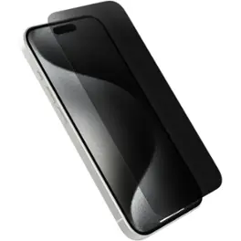 OtterBox - Premium Pro Glass Screen Protector Blue Light Guard Antimicrobial for Apple iPhone 15 Pro - Clear