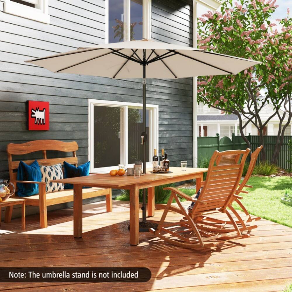 Note: The umbrella stand is not included
