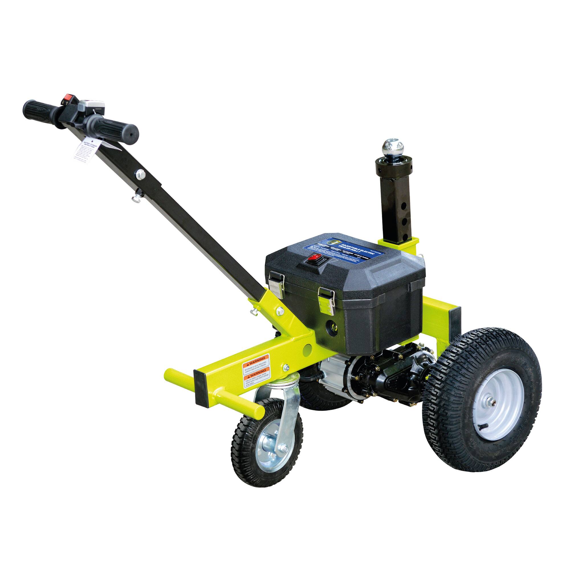 Alt View 7. Tow Tuff - Tow Tuff TMD-35ETD8 Adjustable 3500 Lbs Capacity Electric Trailer Dolly, Green - Green.