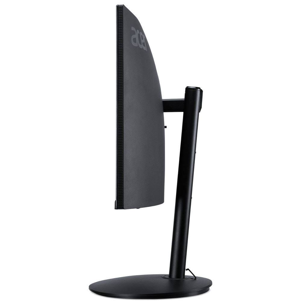 Back. Acer - Nitro XZ342CU 34" LCD Monitor 180Hz 3440x1440 UWQHD VA Panel 1ms Response Time 400 Nit Brightness - Black.