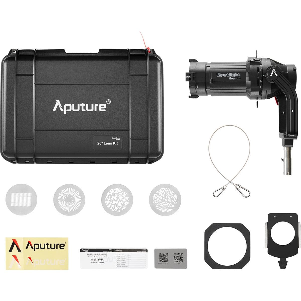 Aputure - Spotlight Mount II Projection Lens Modifier Kit with 26 Degree Lens for STORM 400x and STORM 700x fixtures price history on PriceWatchPro