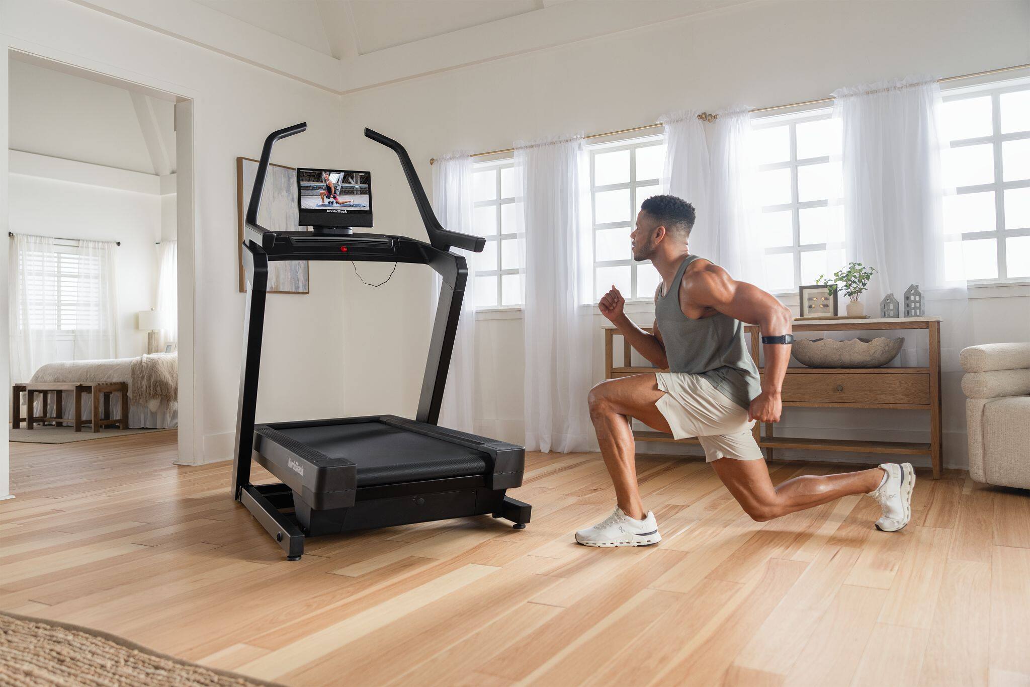 Alt View 2. NordicTrack - NordicTrack X16 Treadmill - Black.