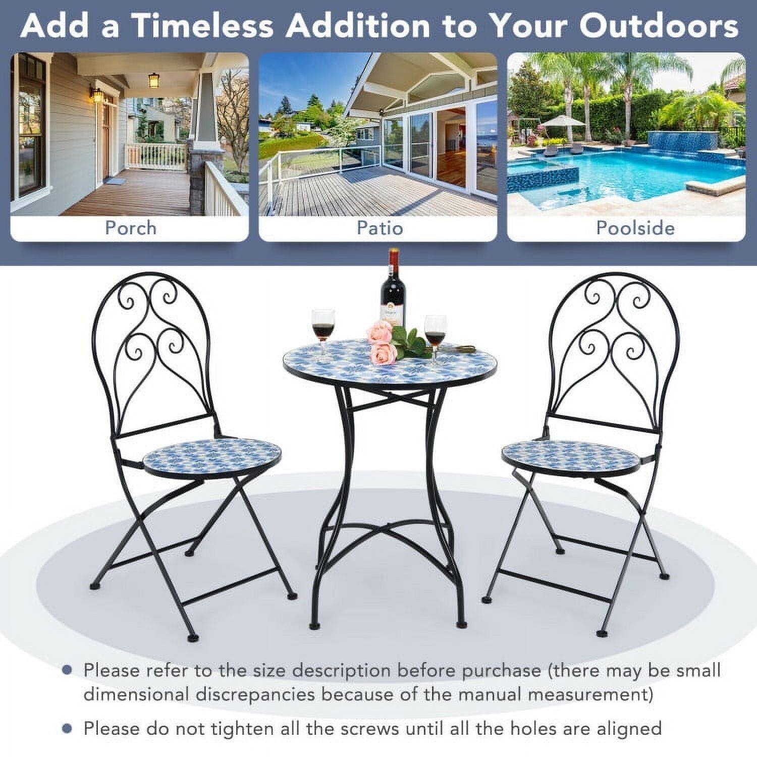 Add a Timeless Addition to Your Outdoors

Porch  
Patio  
Poolside

- Please refer to the size description before purchase (there may be small dimensional discrepancies because of the manual measurement)
- Please do not tighten all the screws until all the holes are aligned