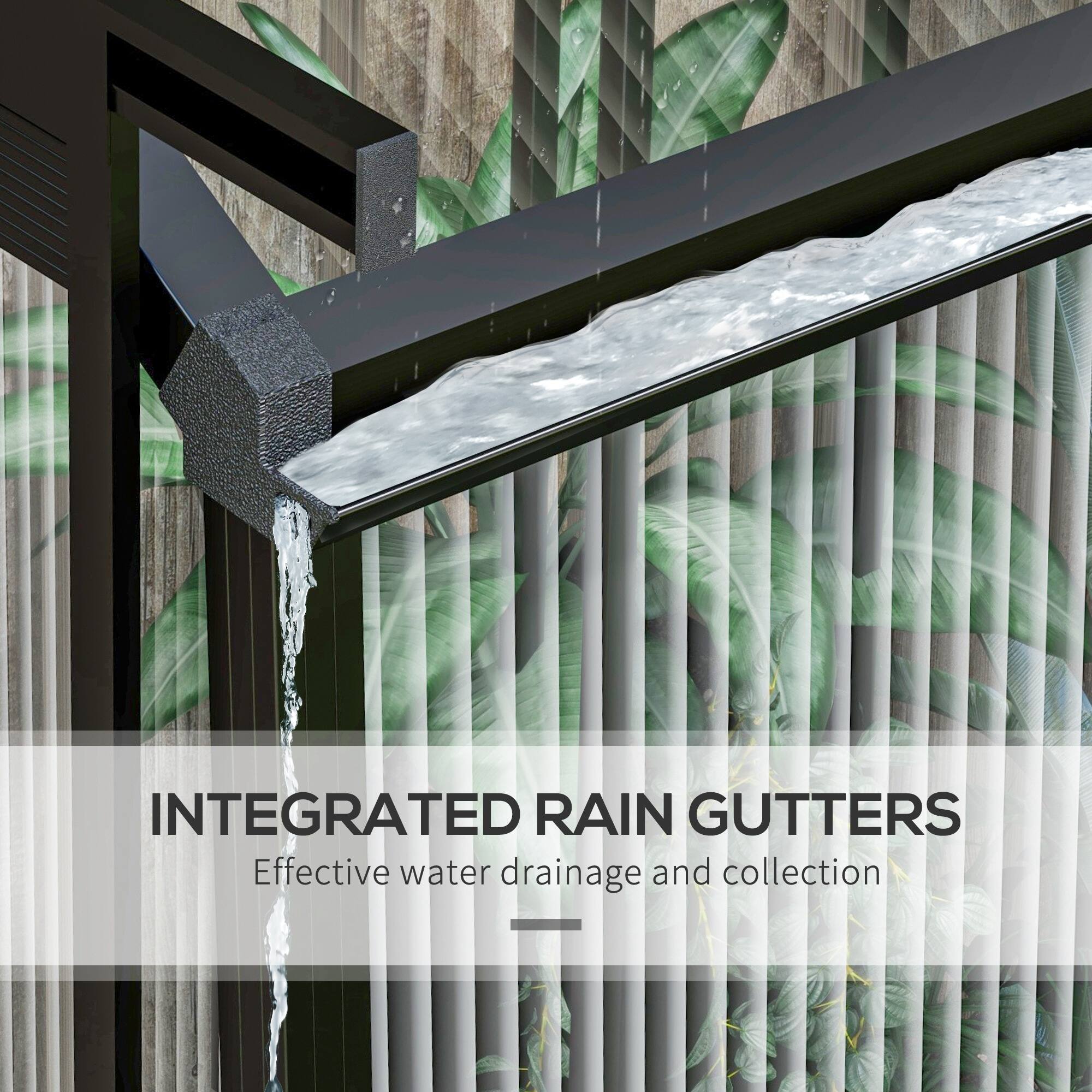INTEGRATED RAIN GUTTERS
Effective water drainage and collection