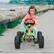 Alt View 1. Costway - Costway Kids Pedal Go Kart 4 Wheel Ride On Toys w/ Adjustable Seat & Handbrake - Green.
