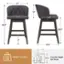 The text on the image is grouped and corrected as follows:

"21" 13" 20.5" 16.5" 36.5" 25.5" 22.5" 300 LBS Weight Capacity 25.5" Counter Height 35"-39" Bar Stools"