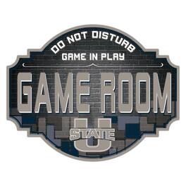 Fan Creations - Utah State Aggies 12'' Game Room Tavern Sign - Multicolor