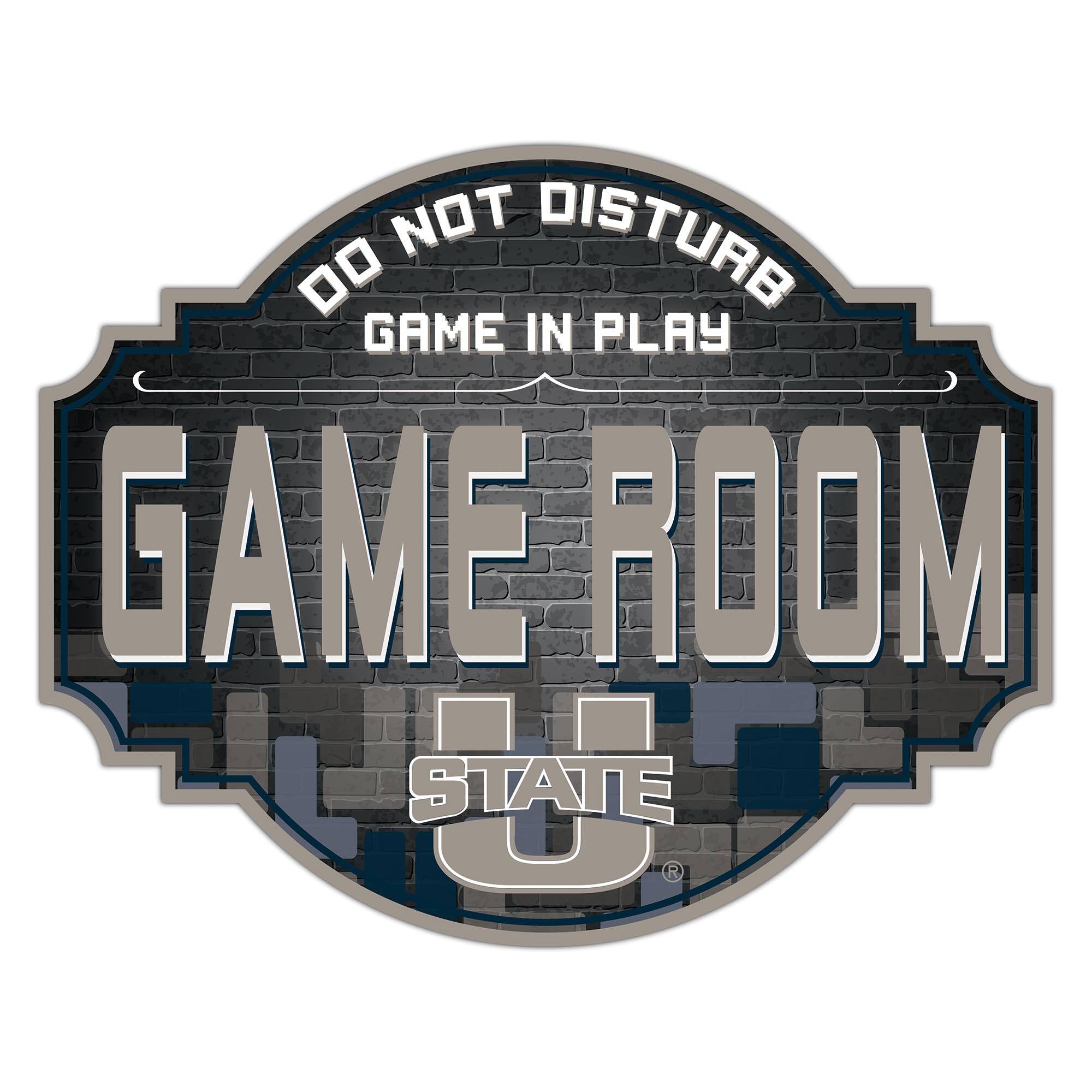 Utah State Aggies 12'' Game Room Tavern Sign