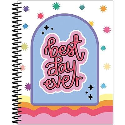 Front. Carson-Dellosa - Carson Dellosa Education Retro Remix Undated Lesson Planner, 8" x 11", 128 Pages (CD-105055) - Multi.
