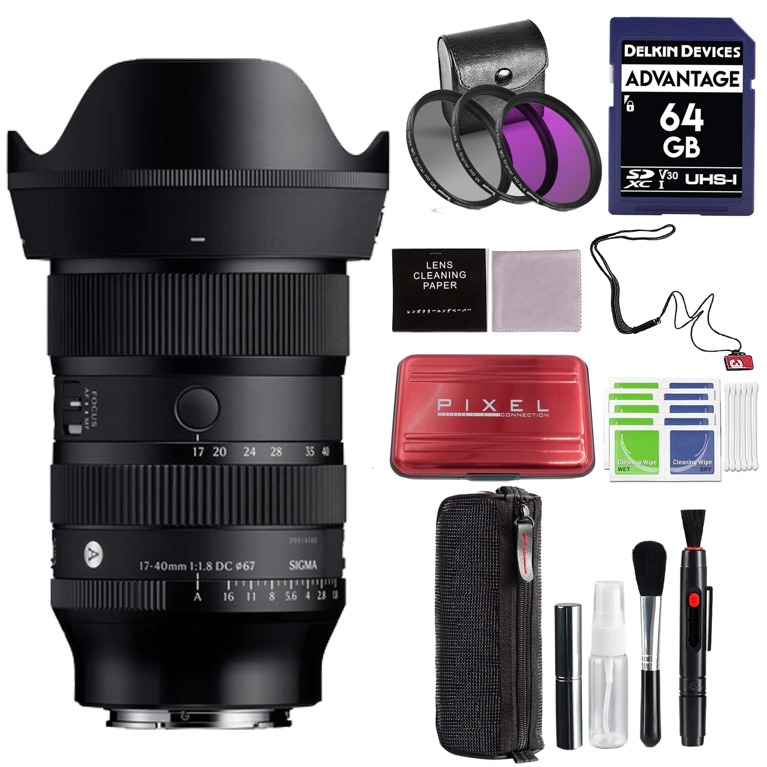 Sigma 17 40mm f/1.8 DC Art Lens for Sony E Mount with Advanced