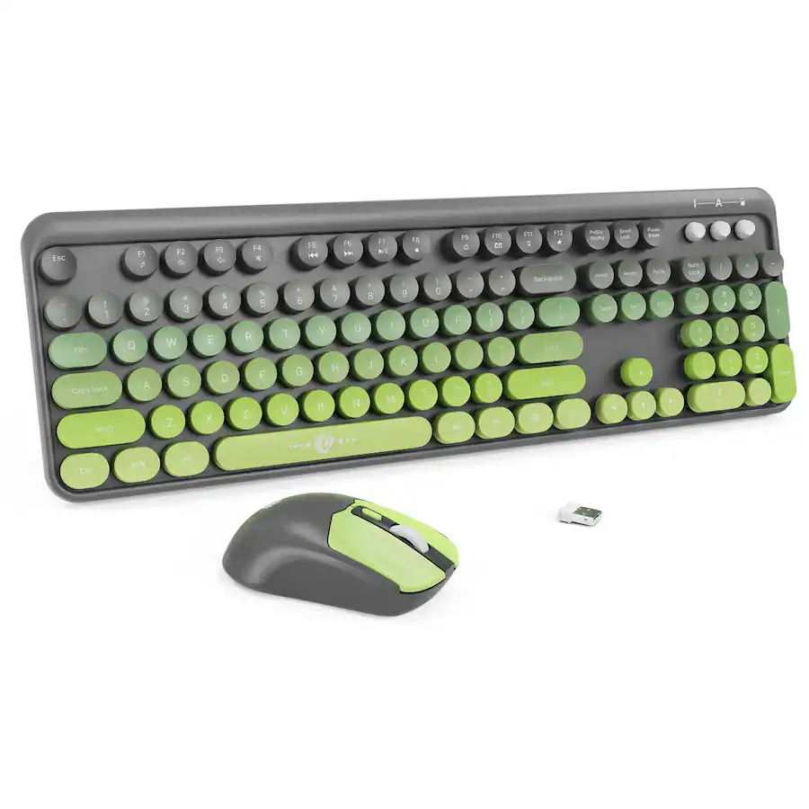 COTTAGE Keyboards Mouse Combos Creamy Cute And Set For Desktop Laptop ...