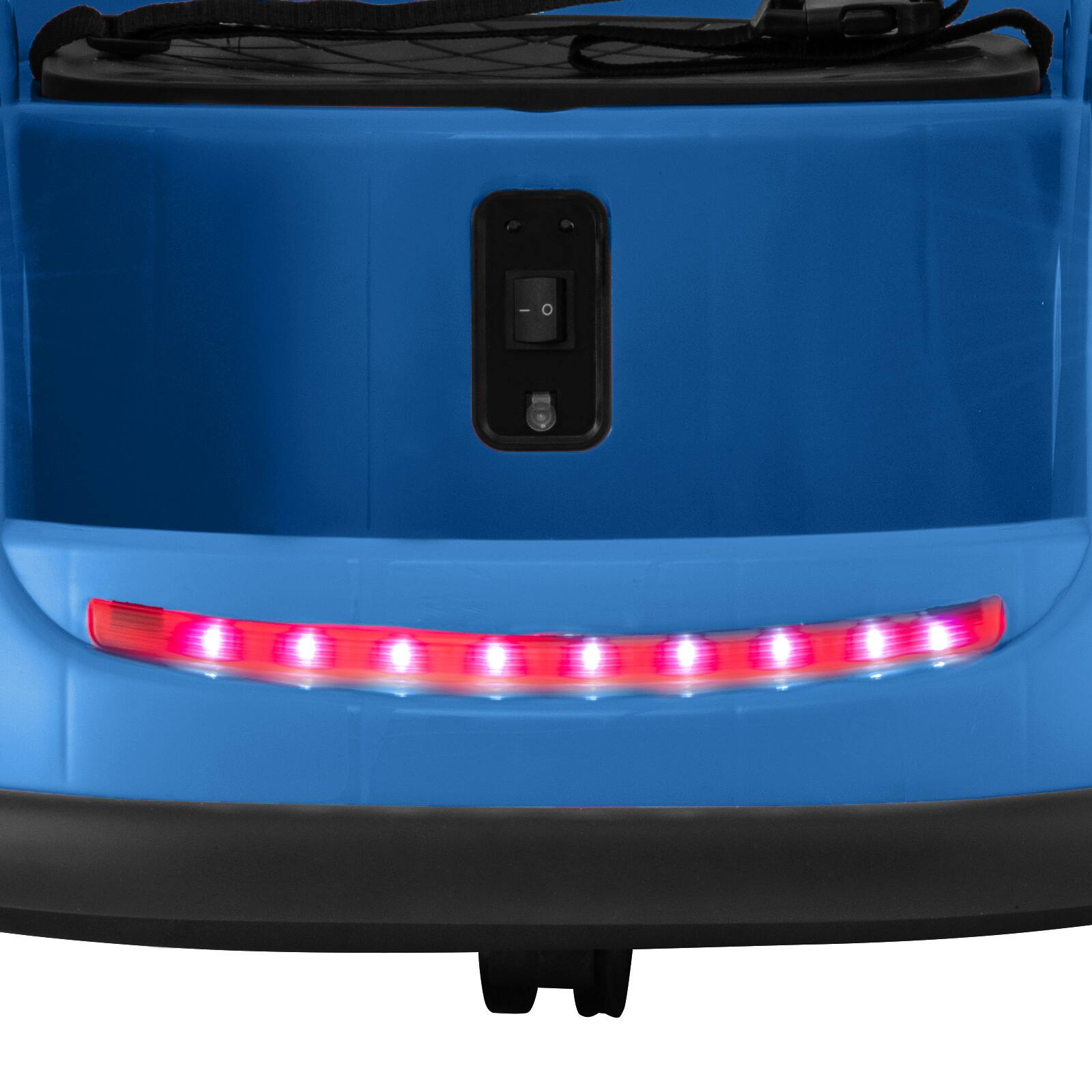 Alt View 9. HONGGE - 12V Kids Electric Bumper Car with Remote and Lights - Navy.