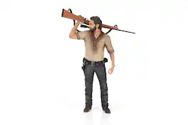 McFarlane Toys - The Walking Dead Rick Grimes Deluxe Poseable Figure | Measures 10 Inches Tall