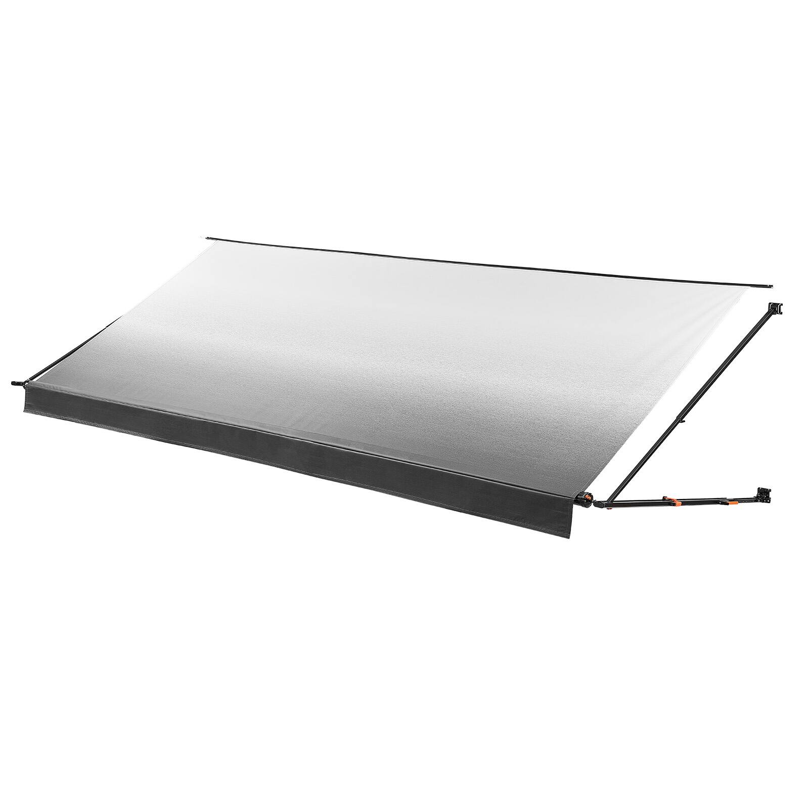 Alt View 5. VEVOR - Manual RV Awning Complete Kit, 20.12FT Retractable RV Awning with Aluminum Alloy Frame & Waterproof PVC Fabric - Gradient Black.