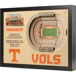 YouTheFan - Tennessee Volunteers 25.5" x 19.5" Neyland Stadium Stadium Views Wall Art - Multicolor
