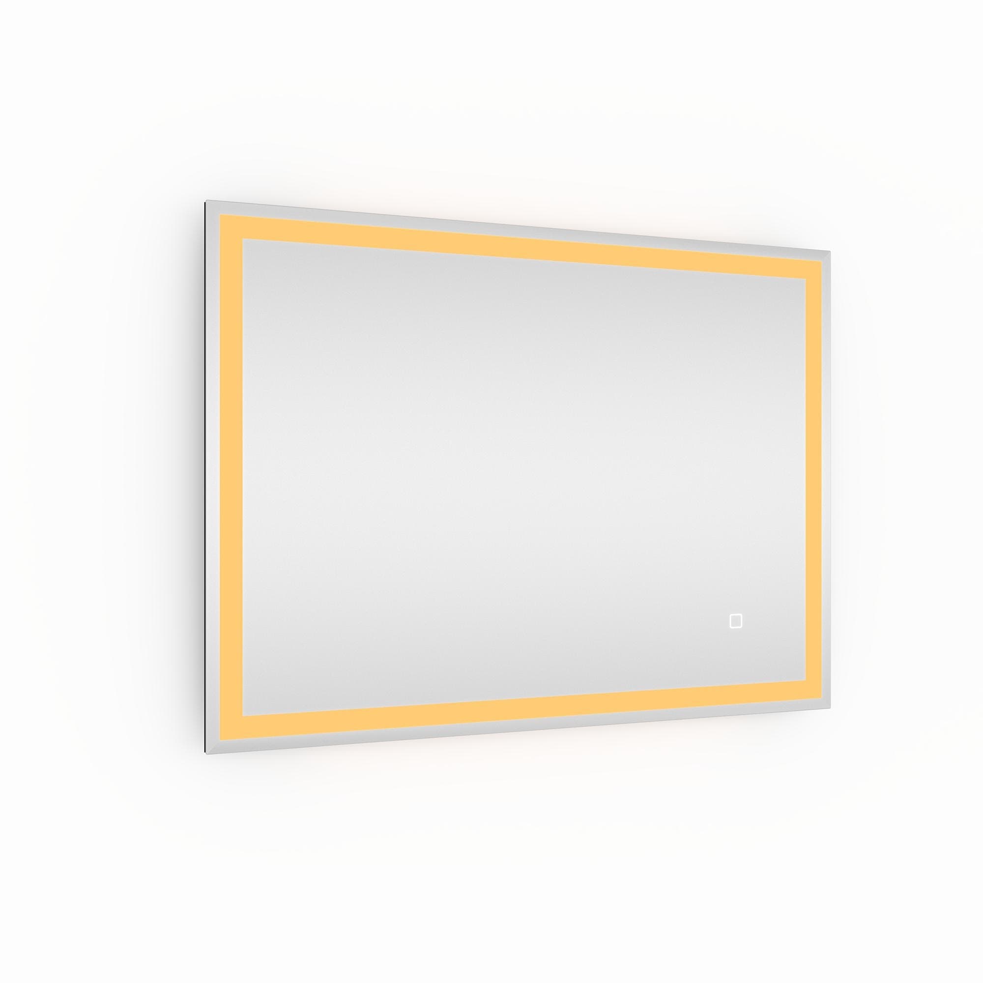 Alt View 6. U-HOMY - LED Bathroom Mirror with Lights, Smart Anti-Fog Dimmable Wall Mirror with Memory Function - 32*24.