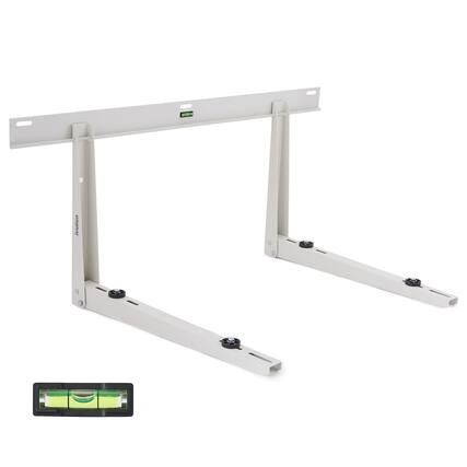 Front. Ivation - Mini Split AC Mounting Bracket, Heavy Duty Wall Mount, 440 lb Capacity - White.