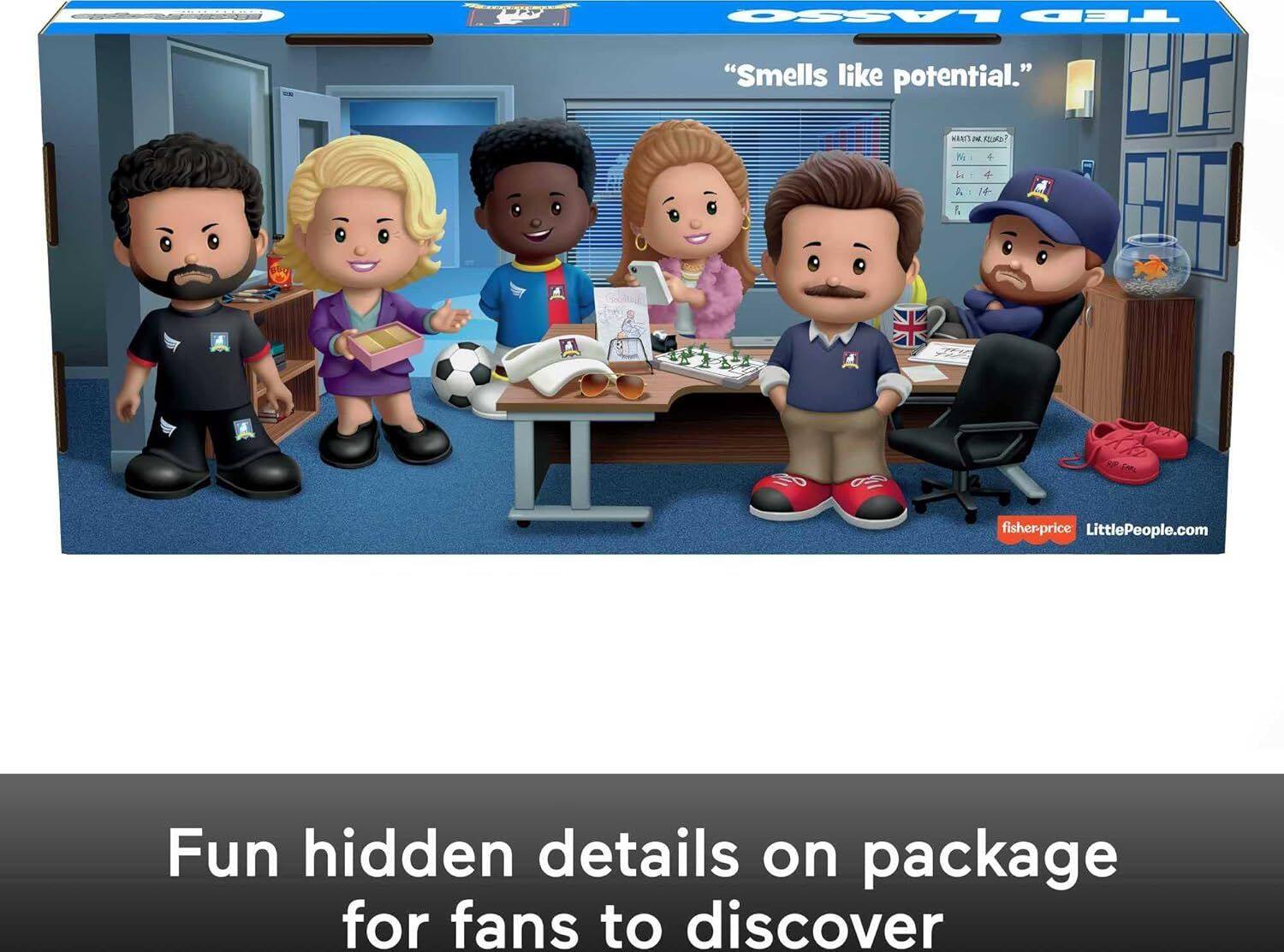 LASSO TEC "Smells like potential." NARS H A 5 + + 14 a 2 S0 fisher-price LittlePeople.com Fun hidden details on package for fans to discover