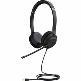 Yealink - UH37 Headset - Microsoft Teams Certification - Stereo - USB Type C, USB Type A - Wired - 32 Ohm - 20 Hz to 20 - Black