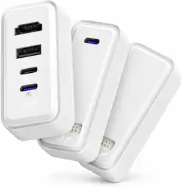 NIMO - Modular 3-in-1 GaN Charger Hub &512GB PCIe 4.0 SSD Enclosure, 67W Type-C Charger, 4K@60Hz HDMI