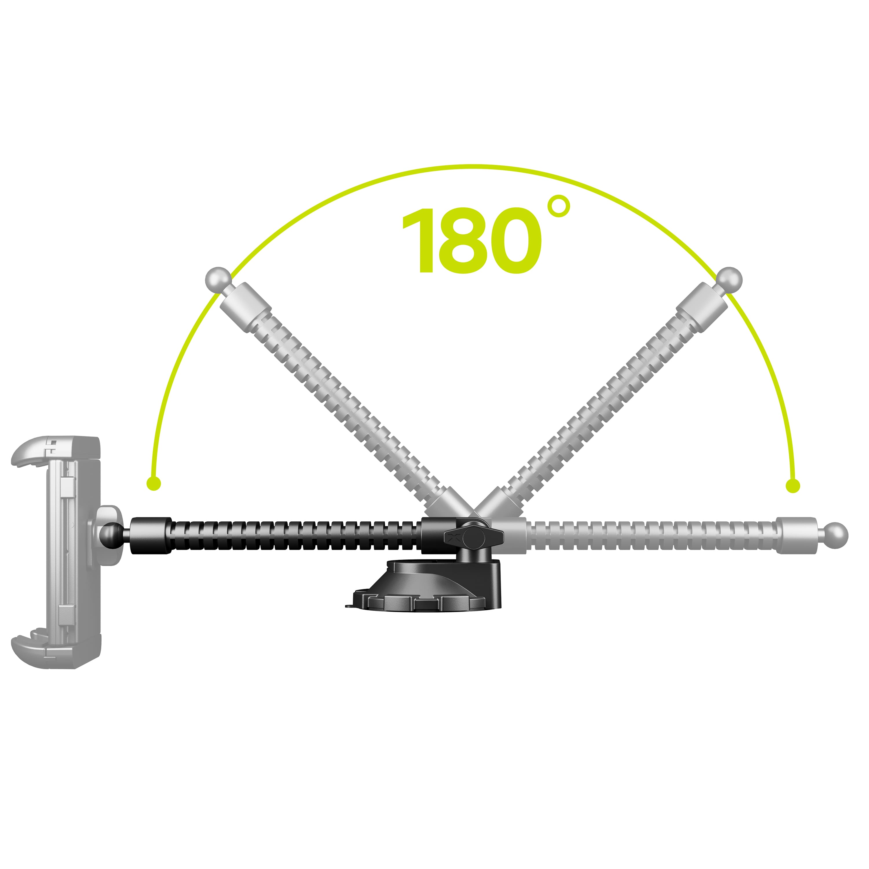 Alt View 19. Bracketron - HD Tablet Flex Mount - Black.