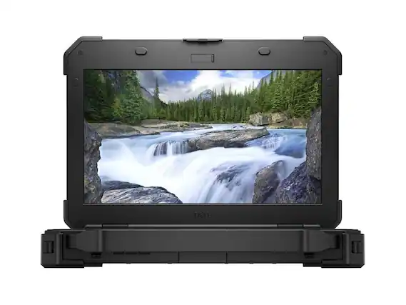 Front. Dell - Dell Latitude 5420 Rugged Laptop Intel Core i5-8350U 1.7GHz 8GB Memory 256GB NVMe 14" FHD Windows 11 Pro 64-bit - Black.