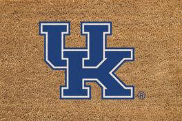 Evergreen Enterprises - Kentucky Wildcats 24" x 36" Outdoor Team Logo Coir Mat - Brown
