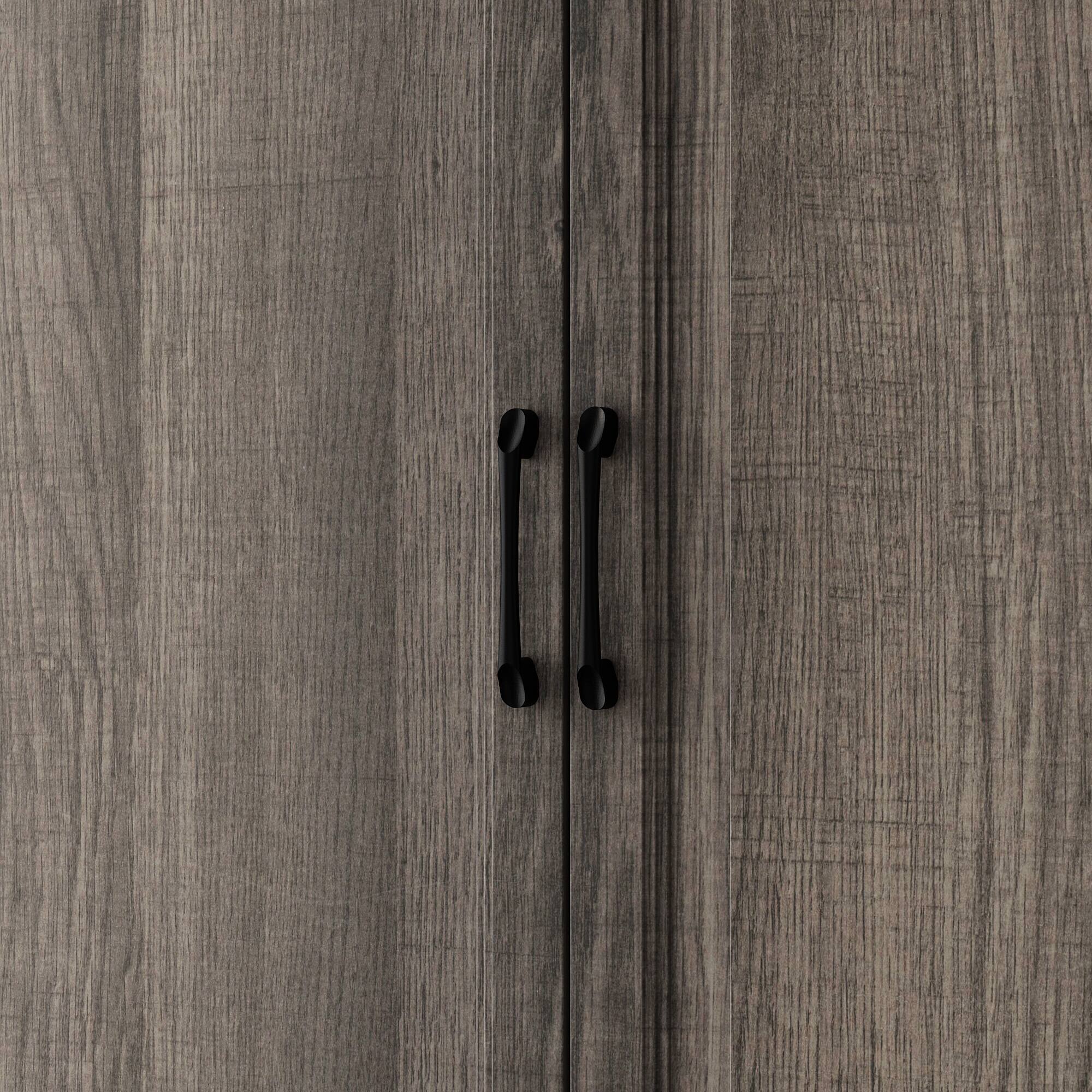 Alt View 1. Famapy - Famapy Storage Cabinet with Drawer & Doors - Durable Hinges & Anti - Tip Design - Dark Gray.