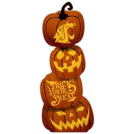 Fan Creations - Washington State Cougars 31'' Pumpkin Leaner - Orange